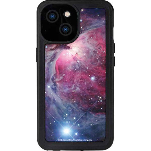 The Orion Nebula Pink iPhone 15 Waterproof Case
